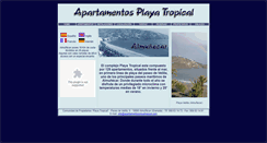Desktop Screenshot of apartamentosplayatropical.com