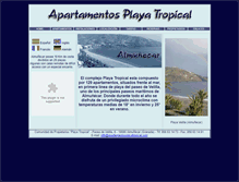 Tablet Screenshot of apartamentosplayatropical.com